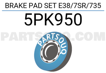 TRW 5PK950 BRAKE PAD SET E38/7SR/735