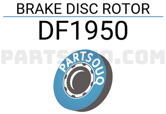TRW DF1950 BRAKE DISC ROTOR