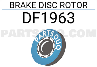 TRW DF1963 BRAKE DISC ROTOR