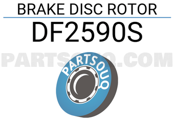 TRW DF2590S BRAKE DISC ROTOR