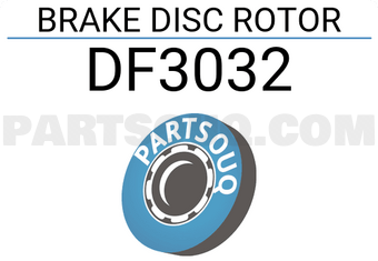TRW DF3032 BRAKE DISC ROTOR