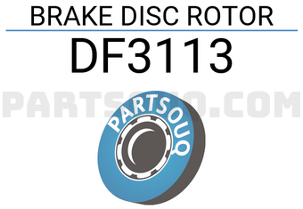 TRW DF3113 BRAKE DISC ROTOR