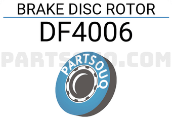 TRW DF4006 BRAKE DISC ROTOR