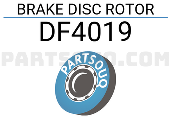 TRW DF4019 BRAKE DISC ROTOR