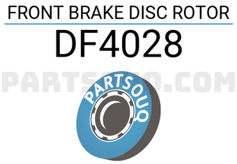 TRW DF4028 FRONT BRAKE DISC ROTOR