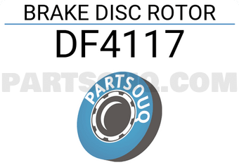 TRW DF4117 BRAKE DISC ROTOR