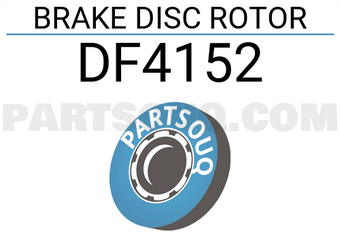 TRW DF4152 BRAKE DISC ROTOR
