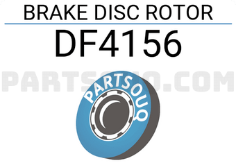 TRW DF4156 BRAKE DISC ROTOR