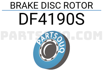 TRW DF4190S BRAKE DISC ROTOR
