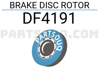 TRW DF4191 BRAKE DISC ROTOR
