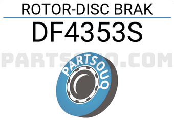 TRW DF4353S BRAKE DISC ROTOR