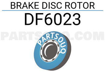 TRW DF6023 BRAKE DISC ROTOR