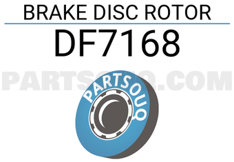 TRW DF7168 BRAKE DISC ROTOR