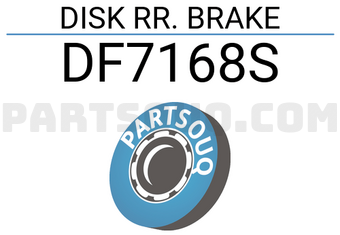 TRW DF7168S DISK RR. BRAKE
