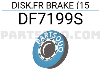 TRW DF7199S DISC ROTOR FRONT