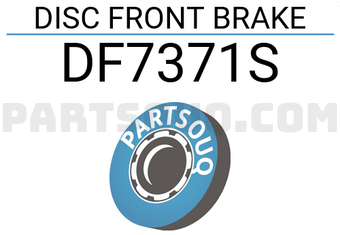 TRW DF7371S BRAKE DISC ROTOR