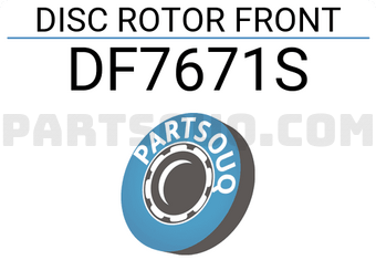 TRW DF7671S DISC ROTOR FRONT