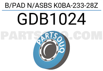 TRW GDB1024 B/PAD N/ASBS K0BA-233-28Z
