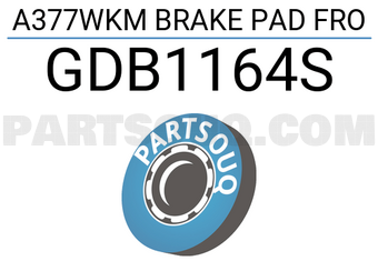TRW GDB1164S A377WKM BRAKE PAD FRO