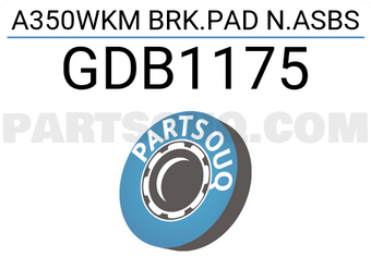 TRW GDB1175 A350WKM BRK.PAD N.ASBS