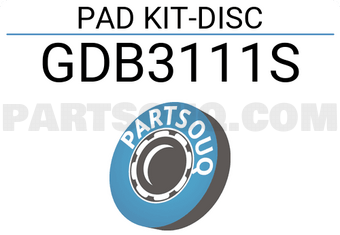 TRW GDB3111S BRAKE PAD REAR