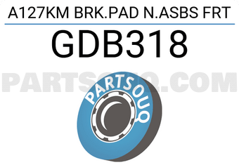 TRW GDB318 A127KM BRK.PAD N.ASBS FRT