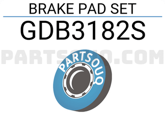 TRW GDB3182S A370WK BRAKE PAD FRON