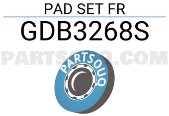 TRW GDB3268S PAD SET FR