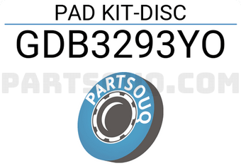 TRW GDB3293YO A450WK FRT B/PAD N/AS