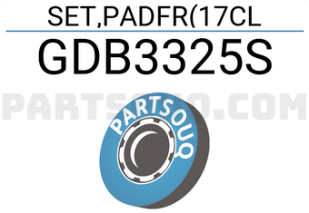 TRW GDB3325S SET,PADFR(17CL