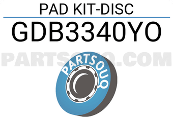 TRW GDB3340YO BRAKE PAD