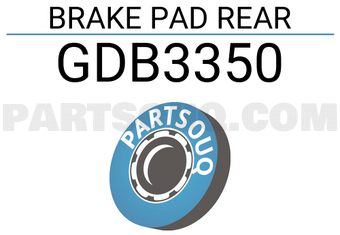 TRW GDB3350 BRAKE PAD REAR
