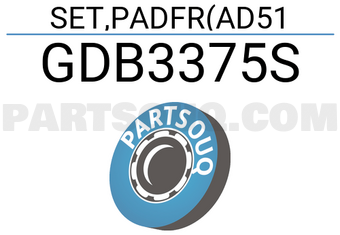 TRW GDB3375S SET,PADFR(AD51