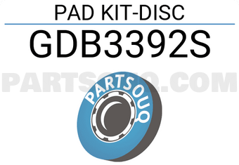 TRW GDB3392S AN605WK BRAKE PAD FRO