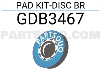 TRW GDB3467 PAD KIT-DISC BR