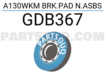 TRW GDB367 A130WKM BRK.PAD N.ASBS
