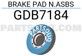 TRW GDB7184 BRAKE PAD N.ASBS
