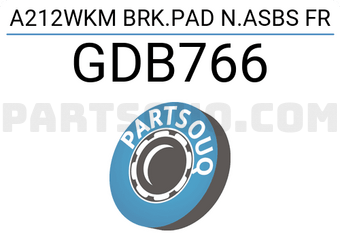 TRW GDB766 A212WKM BRK.PAD N.ASBS FR