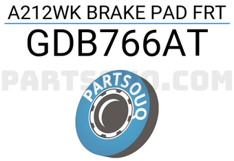TRW GDB766AT A212WK BRAKE PAD FRT
