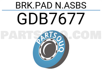 TRW GDB7677 BRK.PAD N.ASBS