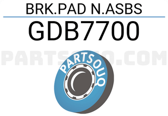 TRW GDB7700 BRK.PAD N.ASBS
