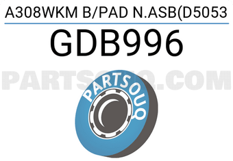 TRW GDB996 A308WKM B/PAD N.ASB(D5053