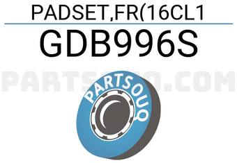TRW GDB996S PADSET,FR(16CL1