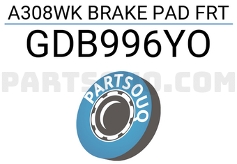TRW GDB996YO A308WK BRAKE PAD FRT