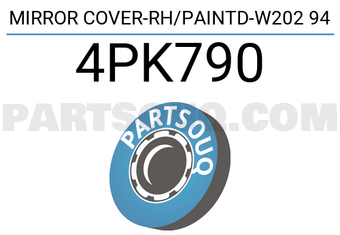 TW 4PK790 MIRROR COVER-RH/PAINTD-W202 94