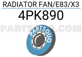 TW 4PK890 RADIATOR FAN/E83/X3