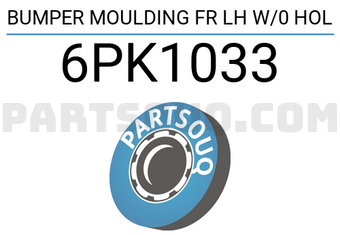 TW 6PK1033 BUMPER MOULDING FR LH W/0 HOL