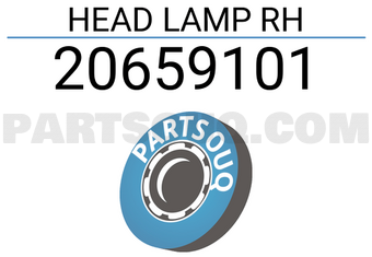 TYC 20659101 HEAD LAMP RH