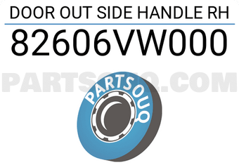 TYC 82606VW000 DOOR OUT SIDE HANDLE RH