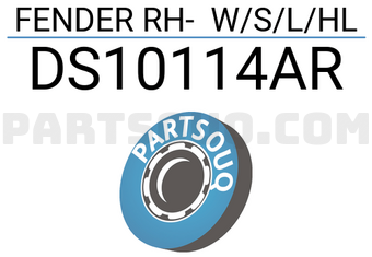 TYG DS10114AR FENDER RH- W/S/L/HL